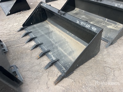 All-Star 72 in Multi-Purpose Low Pro W/Teeth Skid Steer Bucket (Unused)