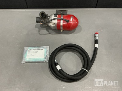 (19) Hoses, (1) Manifold Block, (1) Pump Unit & Assorted Items