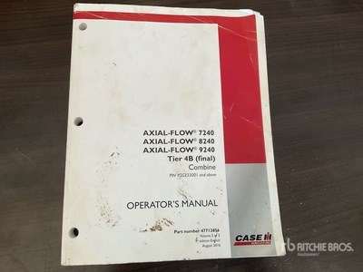 2017 Case IH AF8240 Mietitrebbia