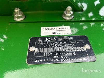 2020 John Deere S780 Cosechadora