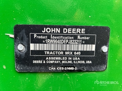 2023 John Deere 9RX 640 Track Tractor