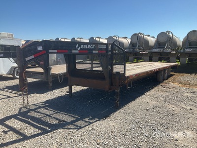 2008 TRL Enterprises Inc, Gooseneck Contractor Trailer 30 ft T/A Gooseneck Remolque Portamaquinaria