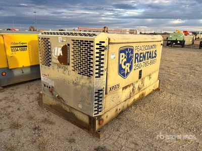 2007 Ingersoll Rand XP375WIR Skid-Mounted コンプレッサー