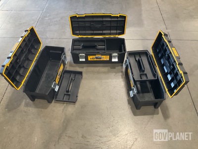 (7) DeWalt Tool Boxes