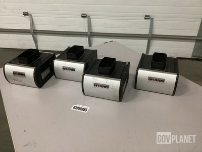 (4) Harris RF-5855-CH001 Lithium Ion Battery Chargers