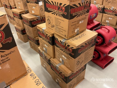 Quantity of (5) Omni Dry AC25R Compact Air Mover (Unused)
