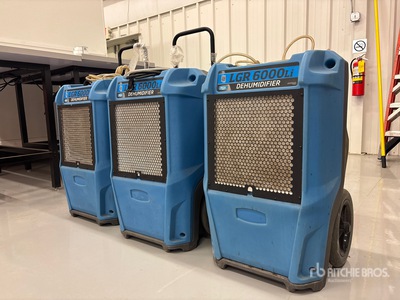 Quantity of (3) Dri-Eaz LGR6000Li Dehumidifier