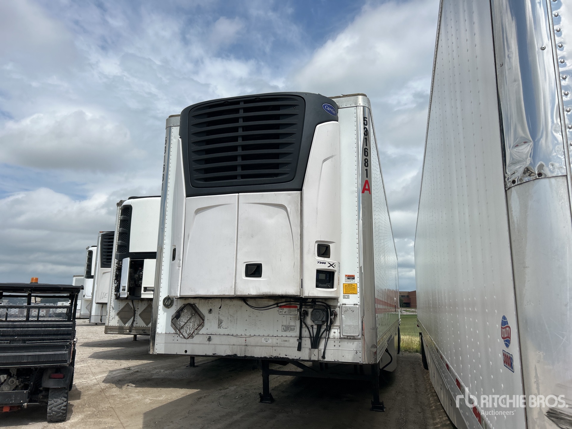 2016 Utility VS2RA 53 ft x 102 in T/A Refrigerated Trailer