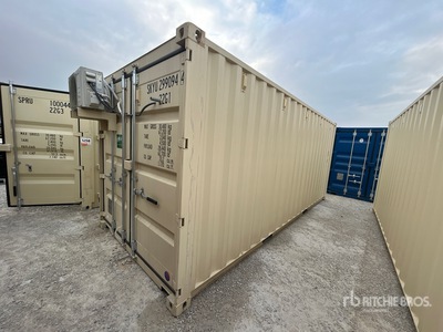 2024 20 ft x 8 ft Skid-Mounted Storage Container Ufficio mobile (Unused)