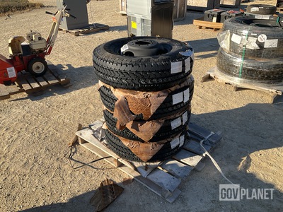 (4) Firestone LT235/85R16 Tires w/Wheels
