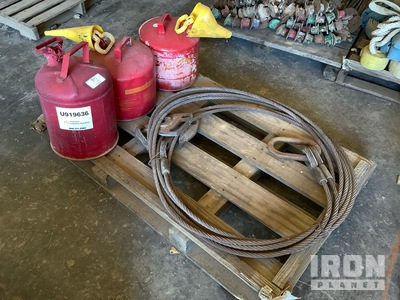 Quantity of Fuel Cans & Cable Divers - Outils à main