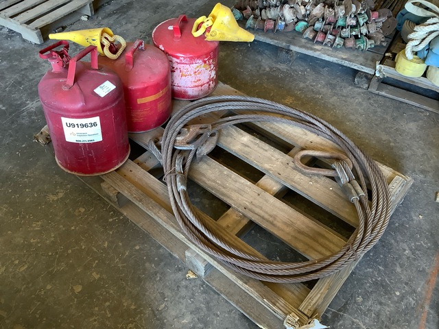 Quantity of Fuel Cans & Cable Quantity of Fuel Cans & Cable