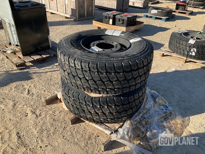 (2) Michelin 425/65R22.5 Tires w/Wheels