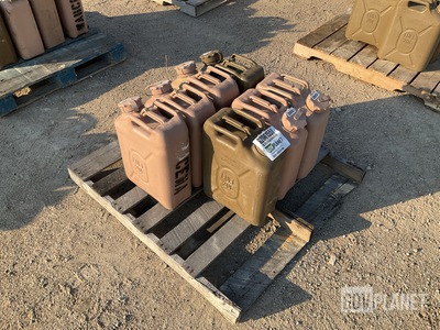 (7) Plastic Fuel Cans