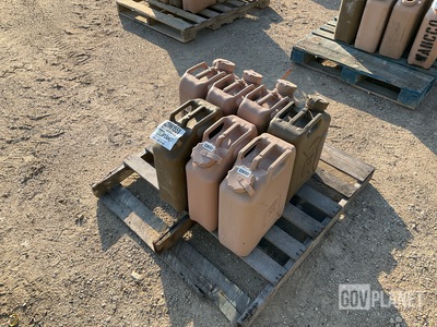 (7) Plastic Fuel Cans