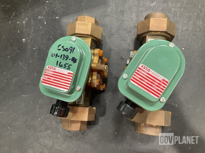 (2) Asco AV17436017 Solenoid Valves