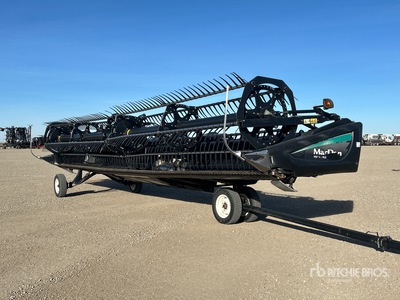 2013 MacDon FD75-S 35 ft Flex Draper رأس الحصادة المجمعة