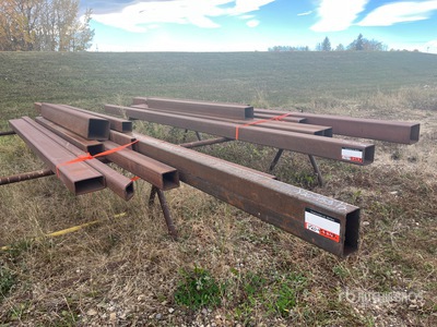 Quantity of (18) Tubular and Rectangular Steel Telaio in metallo