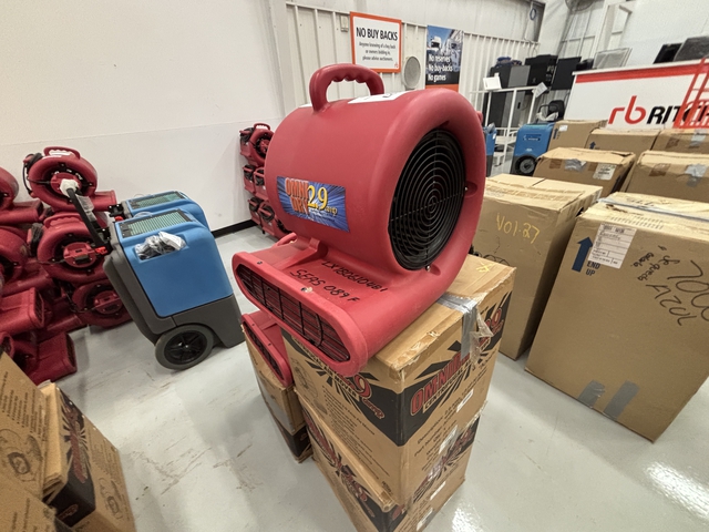Quantity of (10) Omni Dry AC25R Compact Air Mover