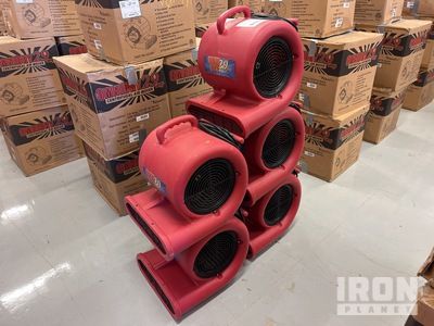 Quantity of (5) Omni Dry AC25R Compact Air Mover Varios. Industrial