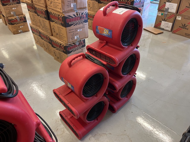 Quantity of (5) Omni Dry AC25R Compact Air Mover