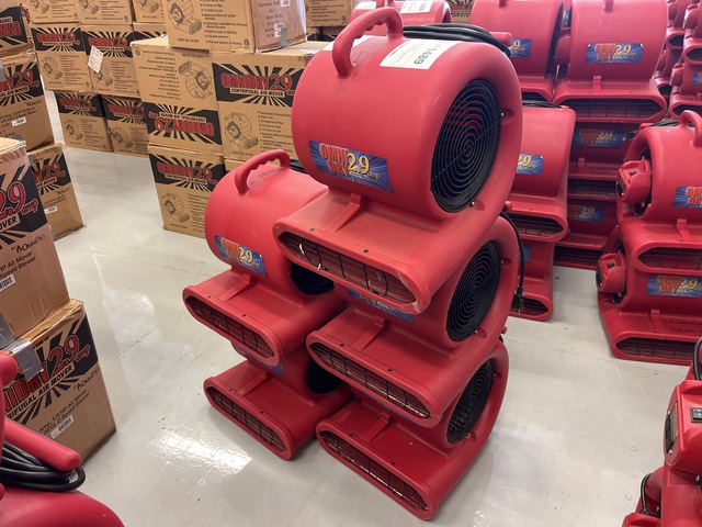 Quantity of (5) Omni Dry AC25R Compact Air Mover