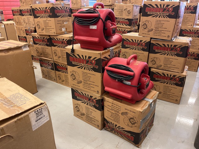 Quantity of (5) Omni Dry AC25R Compact Air Mover