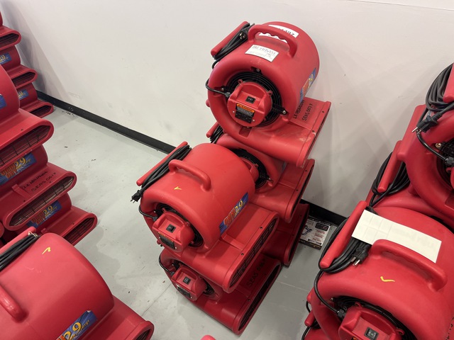 Quantity of (5) Omni Dry AC25R Compact Air Mover