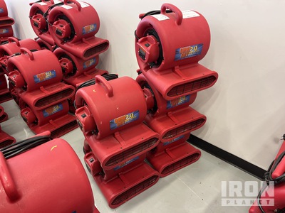 Quantity of (5) Omni Dry AC25R Compact Air Mover