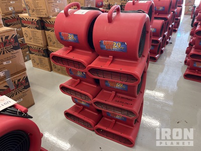 Quantity of (6) Omni Dry AC25R Compact Air Mover