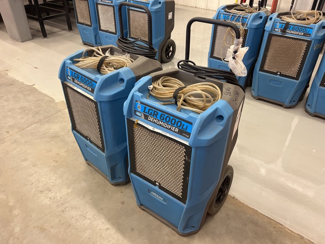 Quantity of (2) Dri-Eaz LGR6000Li Dehumidifier