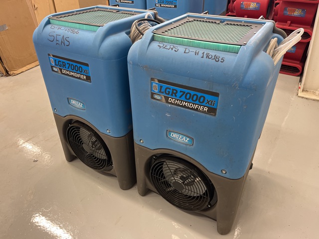 Quantity of (2) Dri-Eaz LGR7000XLI Dehumidifier