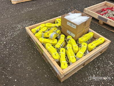 Quantity of (16) Flatbed Straps Varios, tienda, almacen, consumidor (Unused)