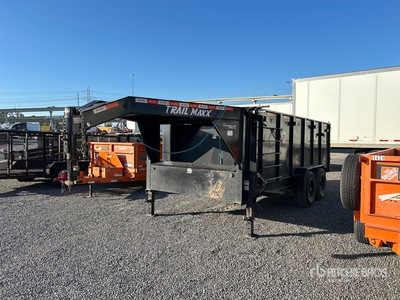 2024 Trail Maxx DTG27-164 16 ft 4 in T/A Gooseneck مقطورة تفريغ خفيفة