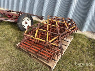 Quantity of (6) 4 ft Diamond Harrow