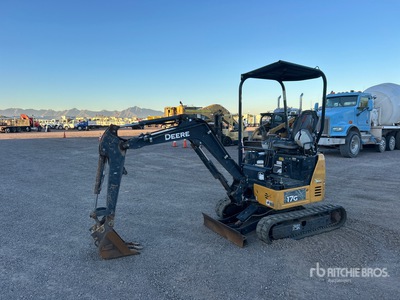2017 John Deere 17G を見 Mini Excavator