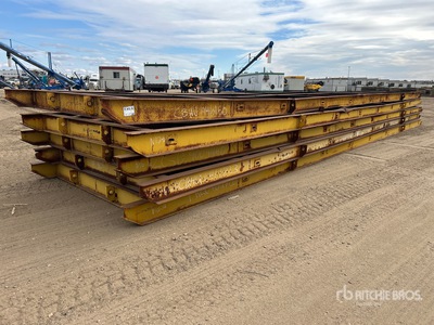 Quantity of (5) 6 ft 8.5 in x 37 ft Container Skid