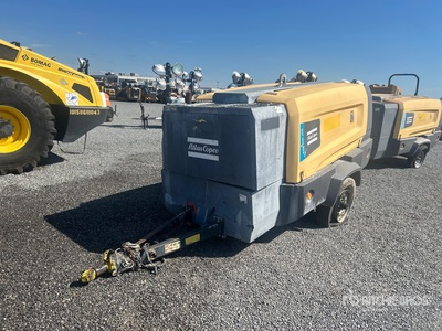 2019 Atlas Copco XAS440 JD8 440 cfm Mobile Air Compressor (Inoperable)