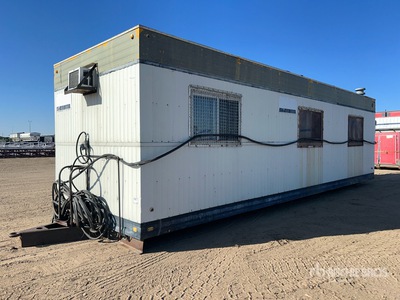 1991 Atco 32 ft x 10 ft Skid-Mounted Mobile Office