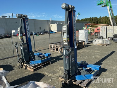 (2) Maha MCL LF-EXB-W B Mobile Column Lifts