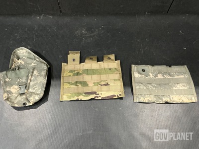 (30) M4 Three Mag Pouches, (38) Individual Equipment Pouches & Assorted Items