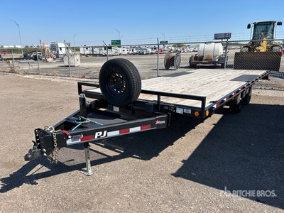 2022 PJ 20 ft T/A フラットベッドトレーラー