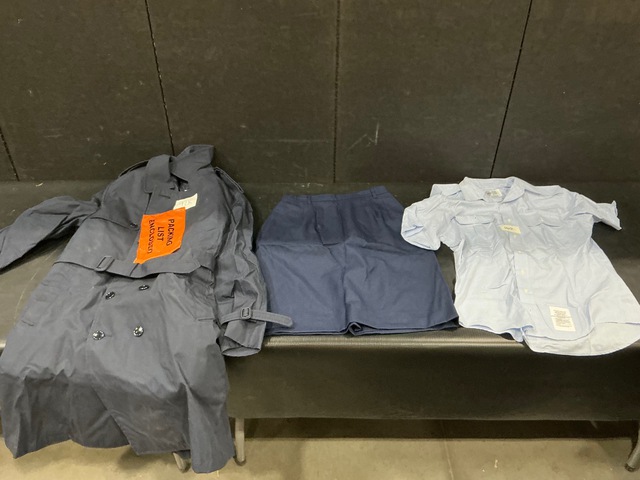 (21) All-Weather Coats, (30) Women’s Skirts & Assorted Items