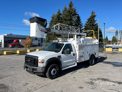 2007 Telelift TTS-25-5-GY 35 ft on 2008 Ford F-550 Piattaforma autocarrata
