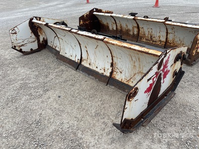10 ft 5 in Skid Steer Mount 10FTLD Schneepflug - Fits Skid Steer Loader