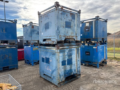 Quantity of (2) 1200 L Steel Hydraulic Tank