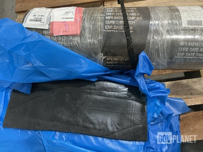 (8) Solid Rubber Sheets & (20) Square Yards of Solid Rubber Sheet