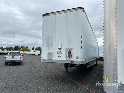 1992 Fruehauf FB91.5-NF2-48LP 48 ft x 102 in Sliding T/A Van Trailer