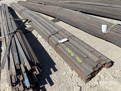 Quantity of (1) Bundle of 2 in x .250 in x 20 ft Flat Bar معادن متنوعة