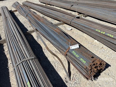Quantity of (1) Bundle Of 1 in x .25 in x 20 ft Flat Bars معادن متنوعة